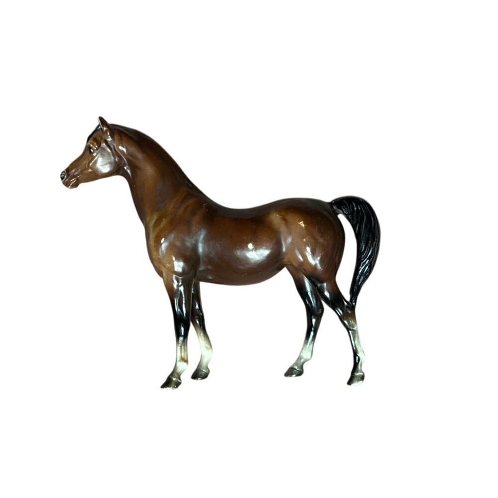 Vintage Breyer Proud Arabian Mare #216 Mahogany Bay Semigloss Horse
